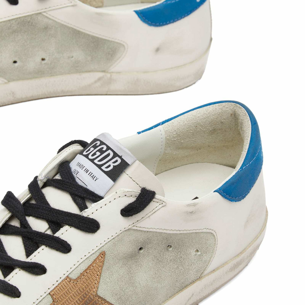 Golden Goose Men's Super Star Suede Sneaker in Multi Golden