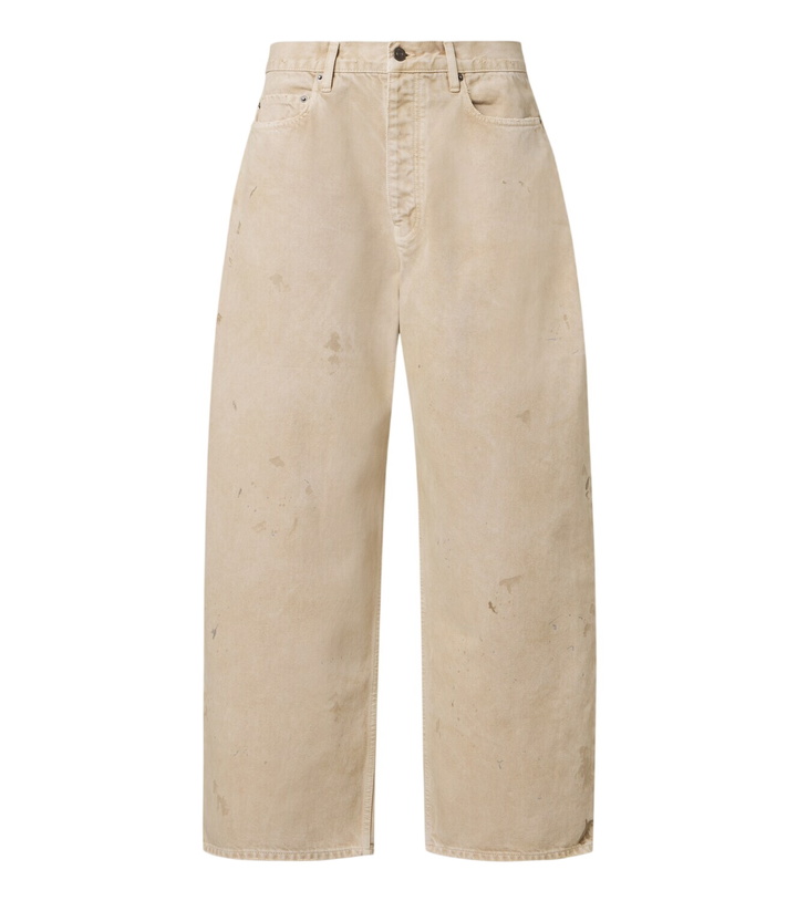 Photo: Balenciaga Distressed wide-leg jeans