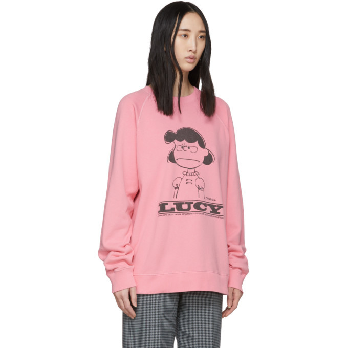 Marc Jacobs Pink Peanuts Edition Lucy Sweatshirt Marc Jacobs