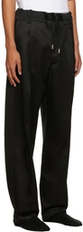 sacai Black Cotton Trousers