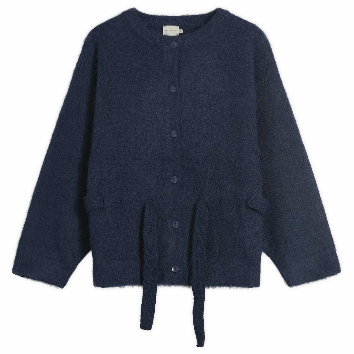 Deiji Studios Women's Belted Cardigan in Navy