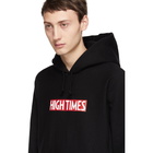 Wacko Maria Black High Times Edition Logo Hoodie