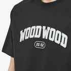 Wood Wood Men's Bobby Arch Logo T-Shirt in Black