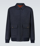 Loro Piana - Wool and cashmere-blend bomber jacket