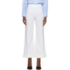 Hai White Leo Trousers