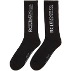 Reese Cooper Black RCI Logo Socks