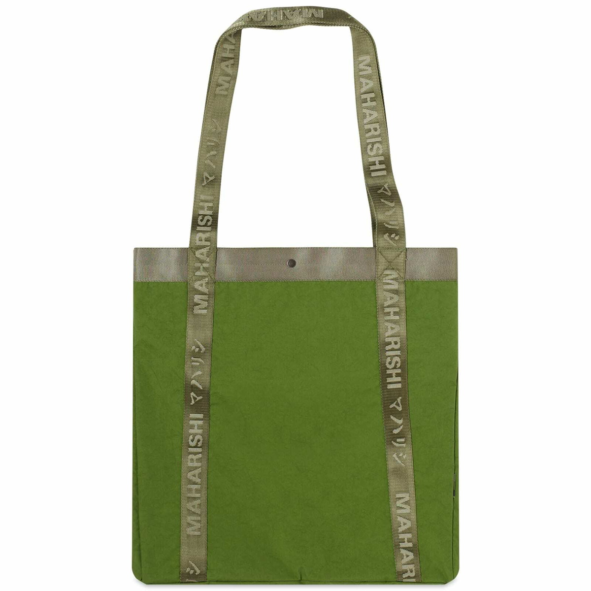Maharishi Men's WR Stand Utility Tote Bag in Green 