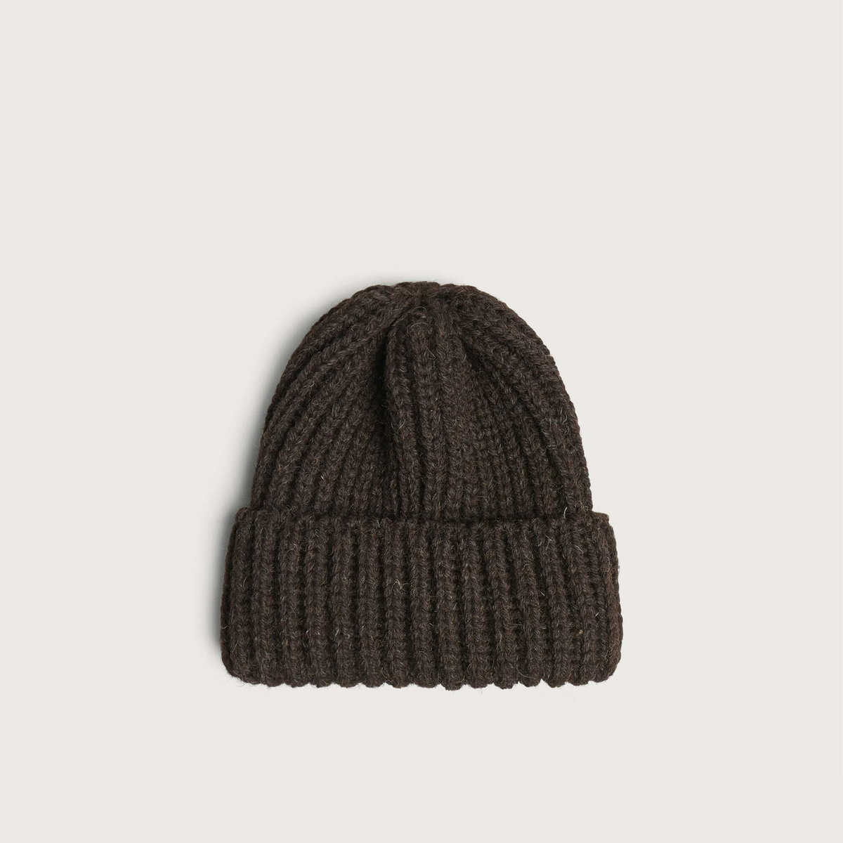 Café Mountain Men's Wool Toque Beanie in Earth