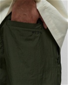 ølåf Crinkle Nylon Track Pants Green - Mens - Casual Pants