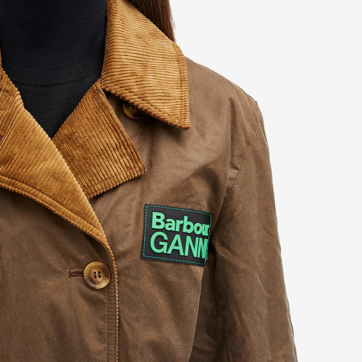 Barbour｜COATS (Barbour x GANNI WAX TRENCH Coat (LWX1450 Barbour Barbour Ganni Wax Trench | Shopbop