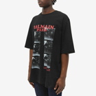 Balmain Men's 44 Oversized T-Shirt in Black/Red