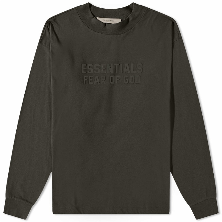 Photo: Fear of God ESSENTIALS Men's Relaxed Crew Sweat in Off-Black