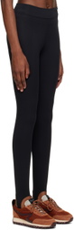 HÉROS Black 'The Stirrup' Leggings