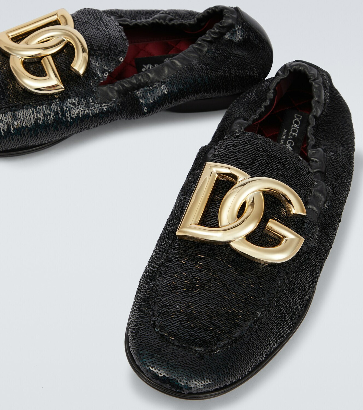 Dolce&Gabbana - DG sequined loafers Dolce & Gabbana display picture 3