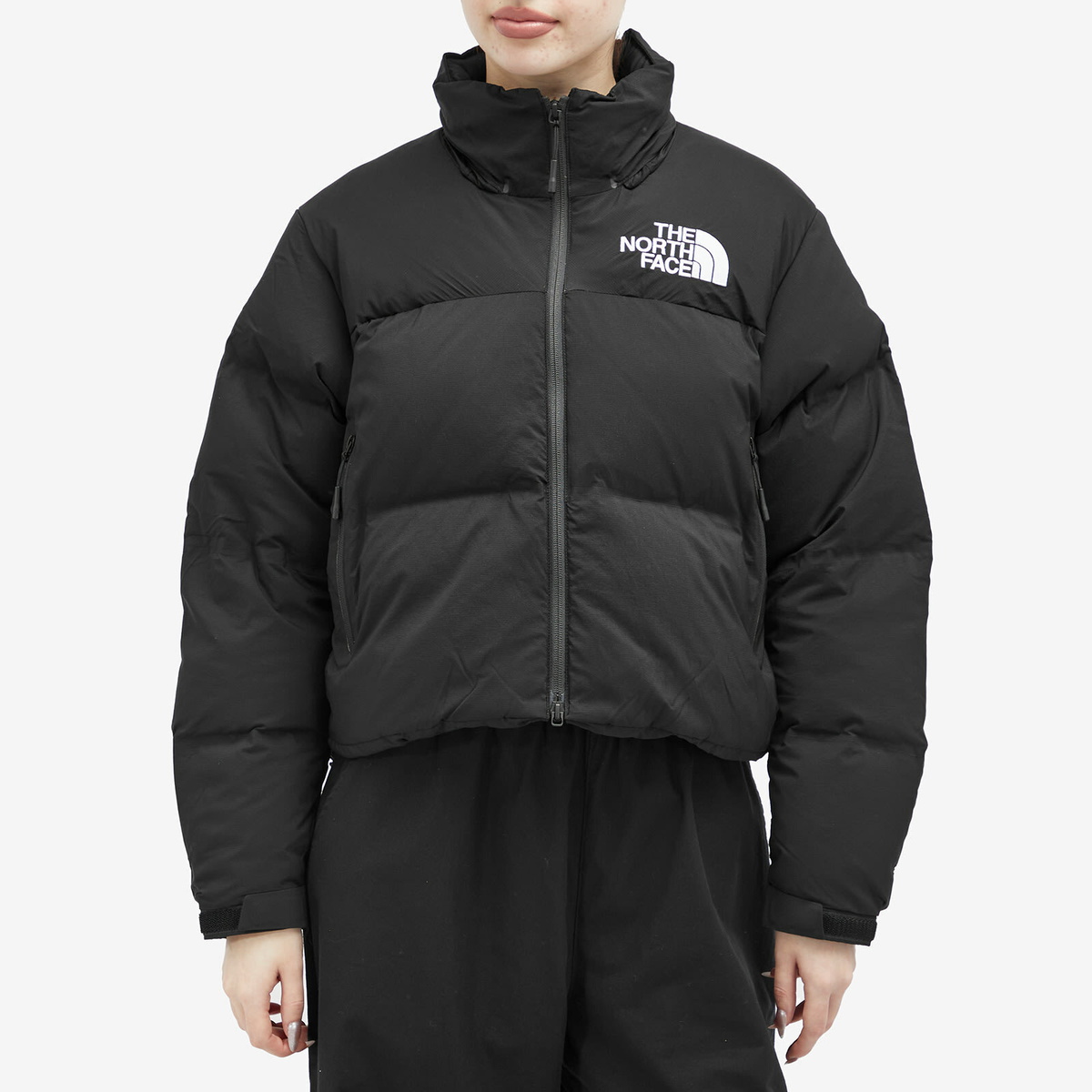 The North Face Women's Rmst Nuptse Convertible Jacket in Black The ...
