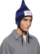Charles Jeffrey LOVERBOY Blue Spike Bonnet Beanie