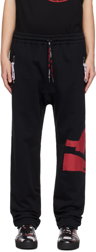 Photo: Vivienne Westwood Gray Sunken Orb Football Sweatpants