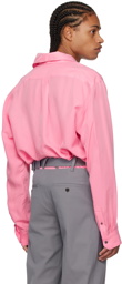 Y/Project Pink Double Collar Shirt