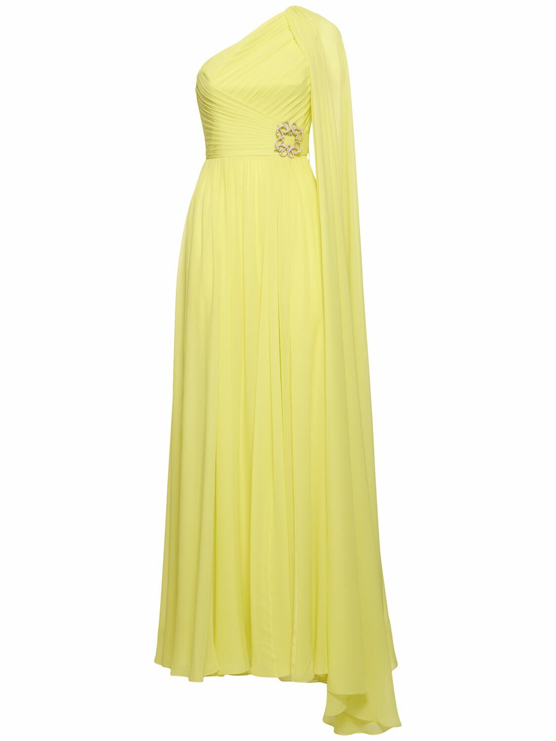 elie saab one shoulder dress Elie Saab One Shoulder Chiffon Long Evening Dresses... From Finedreamdress, $203.02