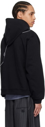 Glass Cypress Black Pullover Hoodie