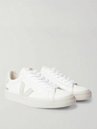 Veja - Campo Suede-Trimmed Leather Sneakers - White