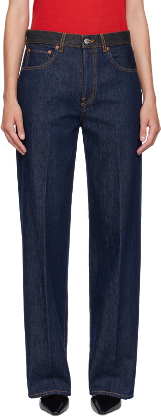 Photo: 6397 Blue Contrast WB Jeans
