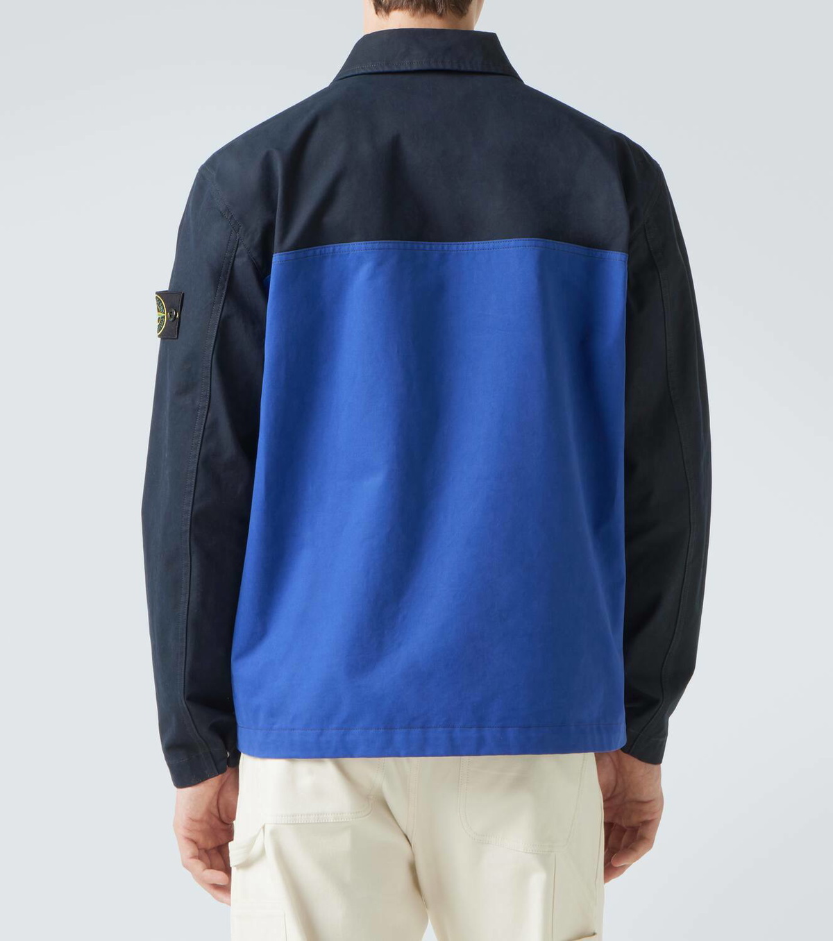 ジャケット・アウター STONE  Cotton Canvas Overshirt Stone Island Compass cotton canvas overshirt Stone Island