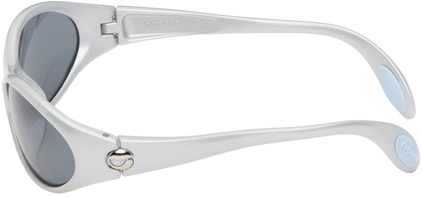 Coperni Silver Cycling Sunglasses