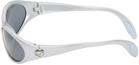 Coperni Silver Cycling Sunglasses