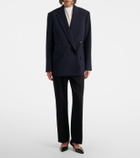 The Row Paden double-breasted virgin wool blazer