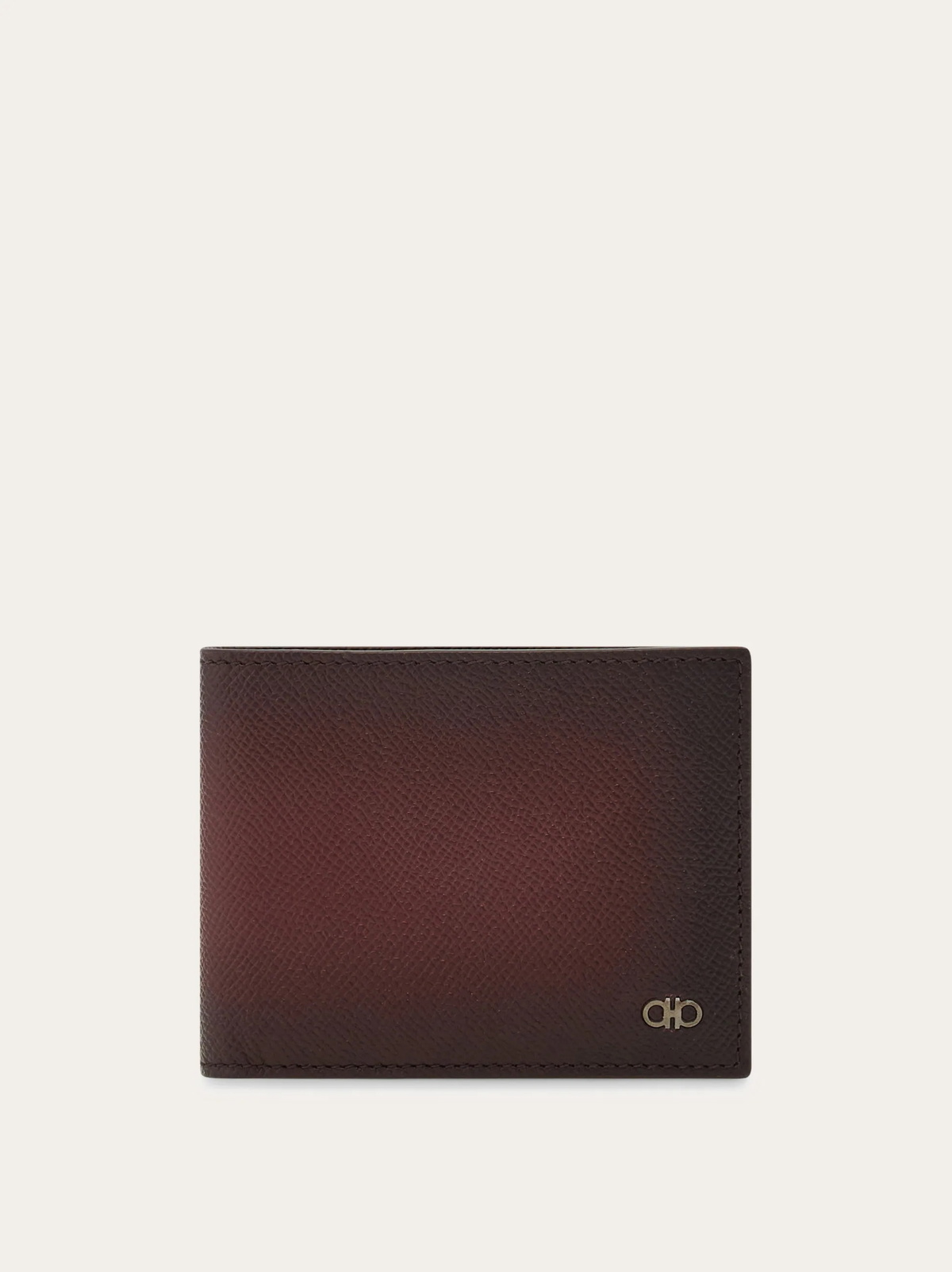 Ferragamo Mens Gancini wallet in Red