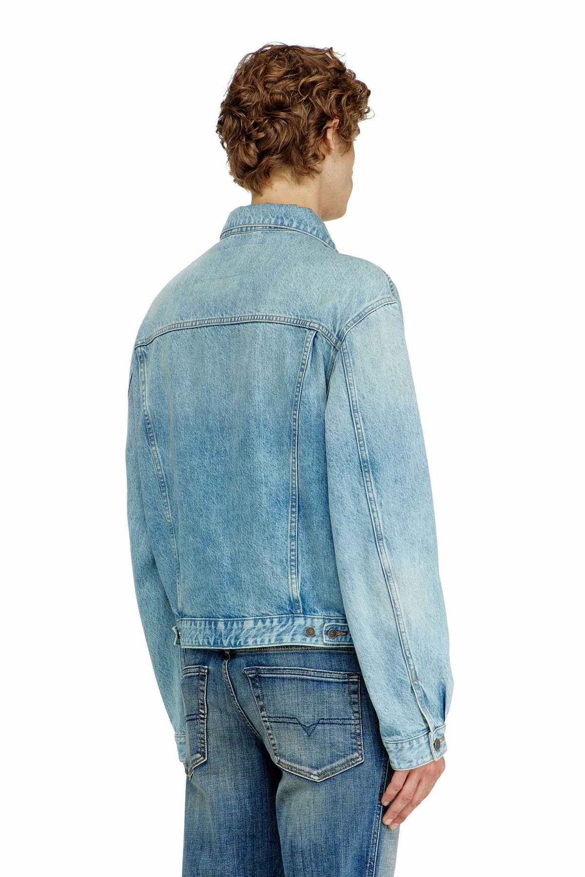 Diesel Trucker jacket in denim - Denim Jackets - Unisex - Blue