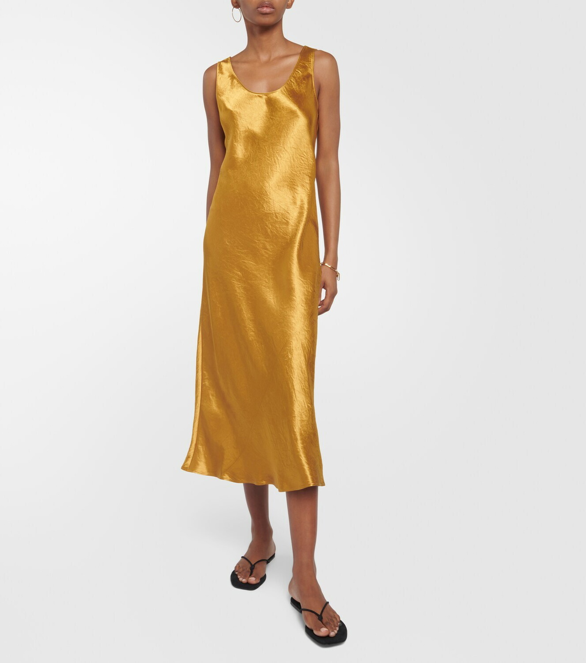 Max Mara Leisure Talete Satin Slip Dress Max Mara