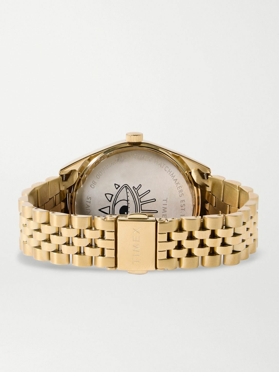 Timex - Jacquie Aiche Legacy 36mm Gold-Tone, Blue Aventurine and