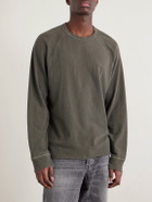 James Perse - Garment-Dyed Cotton-Jersey T-Shirt - Green