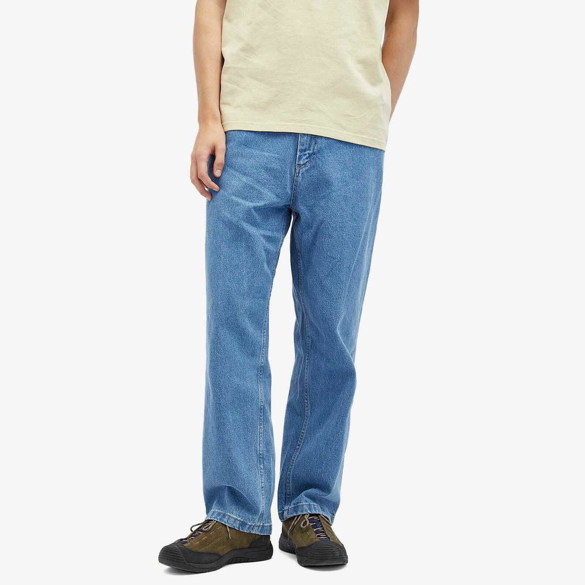 Polar Skate Co. Men's 93! Jeans in Mid Blue Polar Skate Co.