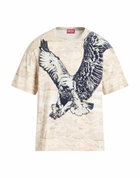 Diesel Mens T-shirt Cream
