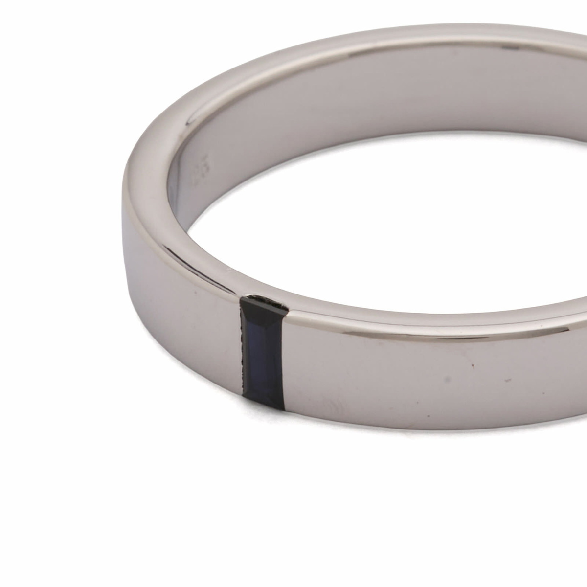 Miansai Men's 4Mm Sapphire Band Ring in Silver/Blue