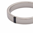Miansai Men's 4Mm Sapphire Band Ring in Silver/Blue