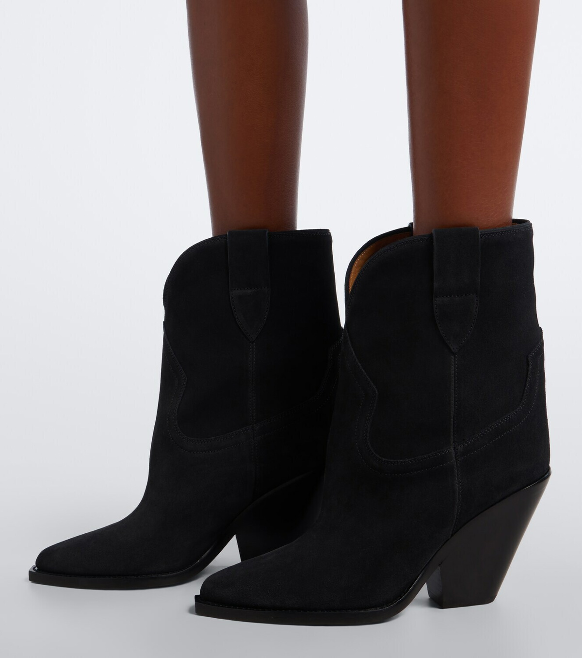 Isabel Marant Leyane suede cowboy boots