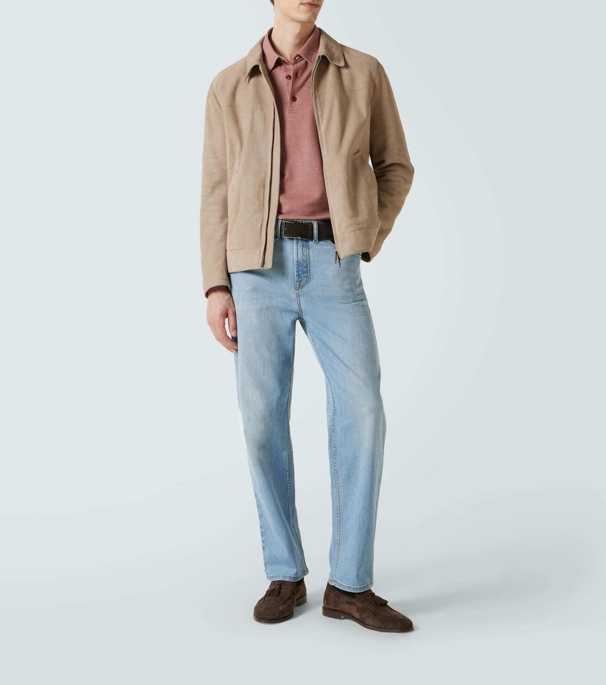 Brioni Cotton piqué polo shirt