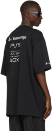 Balenciaga Black Sony Playstation Edition Boxy T-Shirt