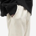 Palm Angels Men's Logo Sweat Pant in White/Black