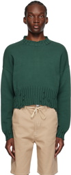 Marni Green Cropped Sweater