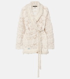 Alanui Lagoon Romance cotton-blend cardigan