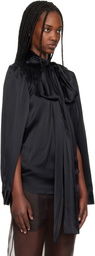 Commission Black Double Blouse