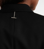 McQueen Single-breasted wool jacket