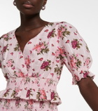 LoveShackFancy Ophira cotton crop top