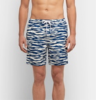 Onia - Charles Long-Length Printed Swim Shorts - Blue