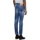 Dsquared2 Blue Distressed Skater Jeans